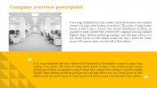 Innovative Company Overview PowerPoint Presentation